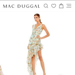 Mac Duggal Asymmetrical Dress